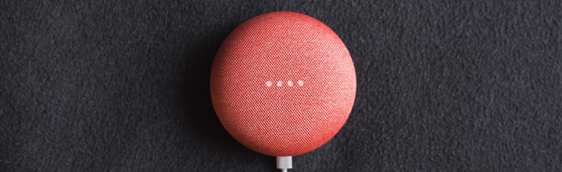 Enceinte connectée Google home mini